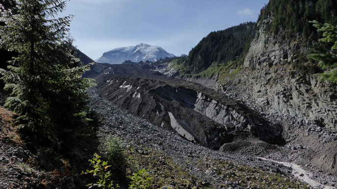 Foot of the Carbon Glacier