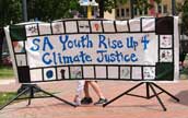 Climate action banner