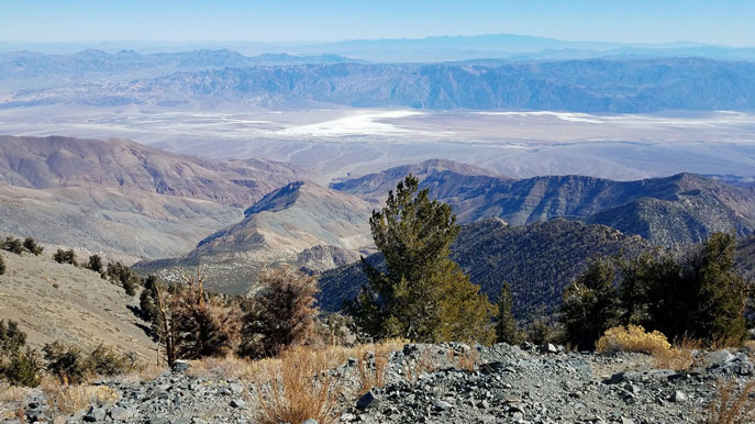 Looking due east from Telescope Peak