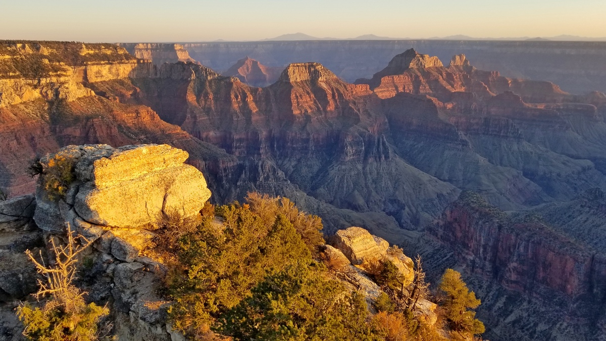 Sunset at Bright Angel Point