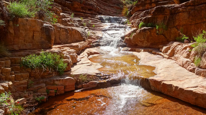 Cascades in the Tapeats sandstone