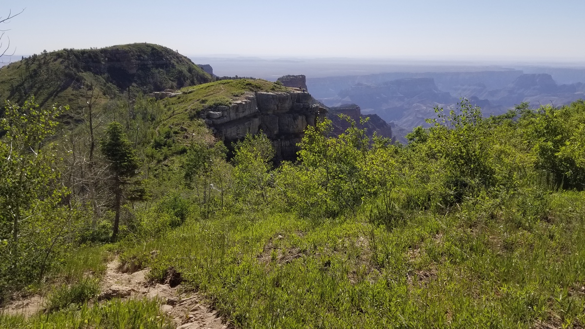 Looking east-southeast from the southeast edge of the Kaibab Plateau. 