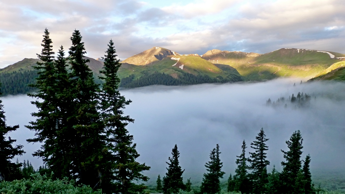 Looking west across the Continental Divide