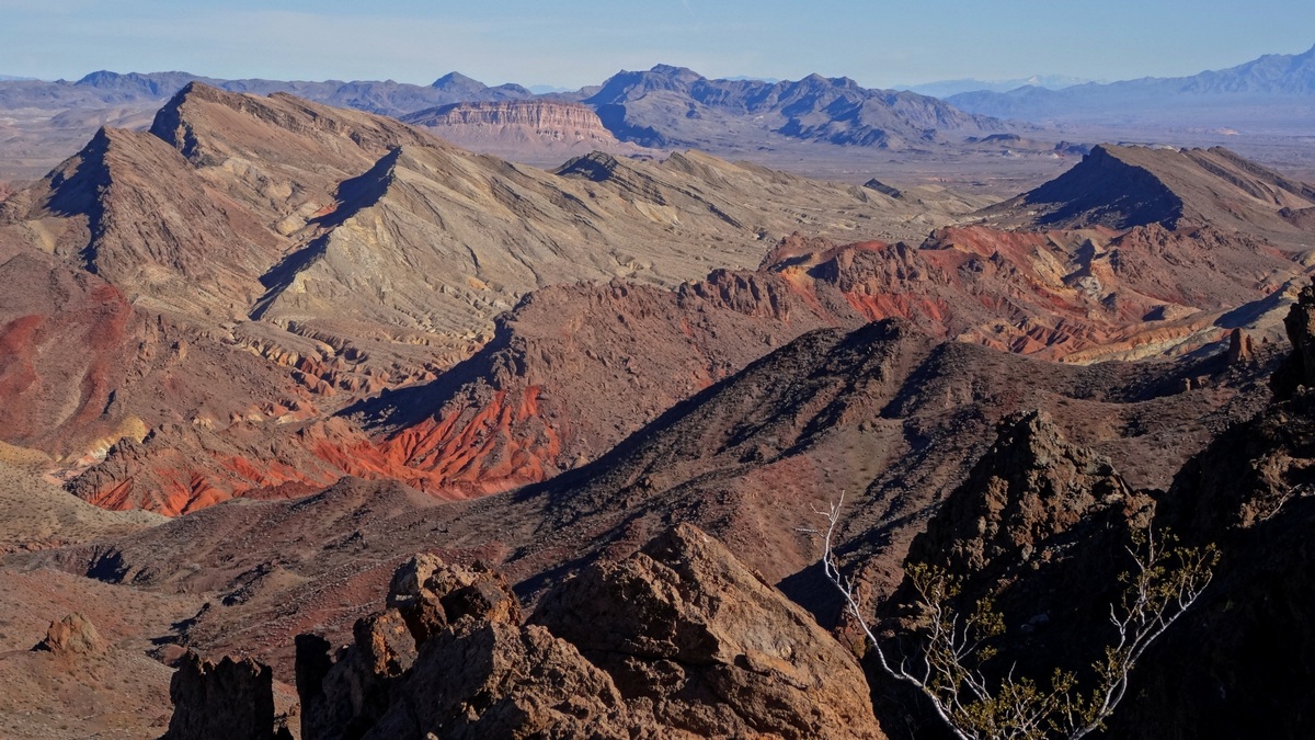 Looking north-northeast from Hamblin Mountain