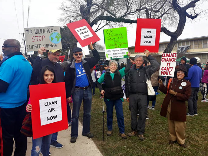 Group photo at MLK march