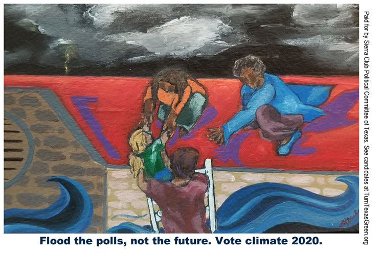 Vote Climate postcard