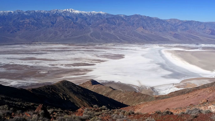 Telescope Peak and  Badwater, from Dante's View
