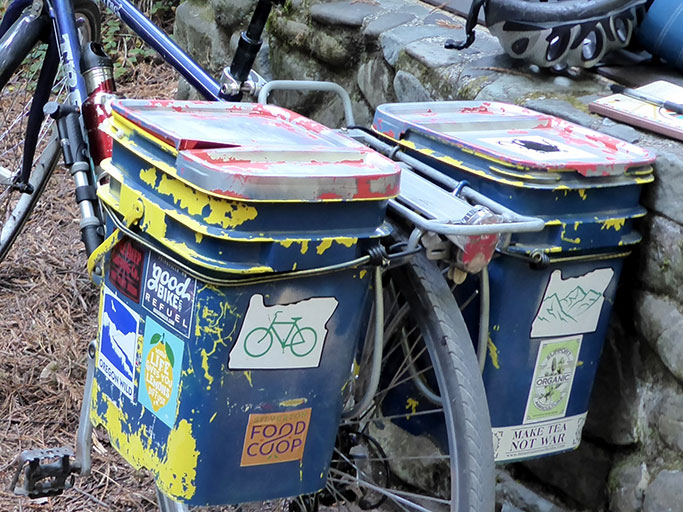Tidy Cat bike panniers