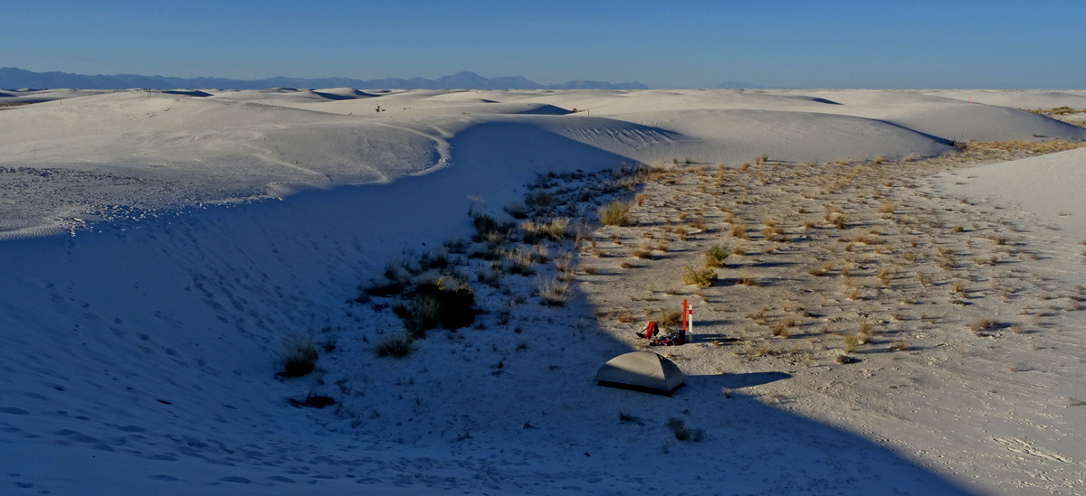 Panorama shot of my camp spot