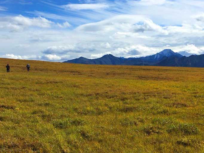 Hikers in ANWR