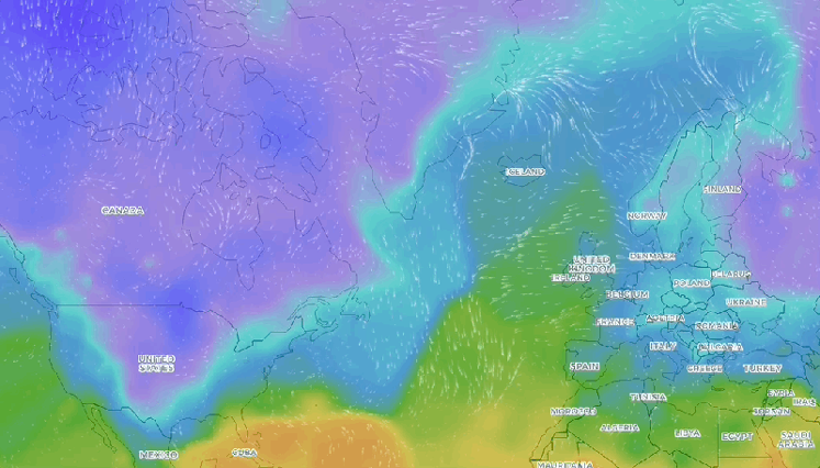 global temperature map