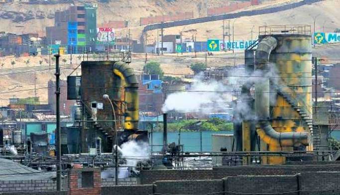 Industrial pollution