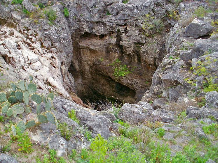 Seco Creek sinkhole