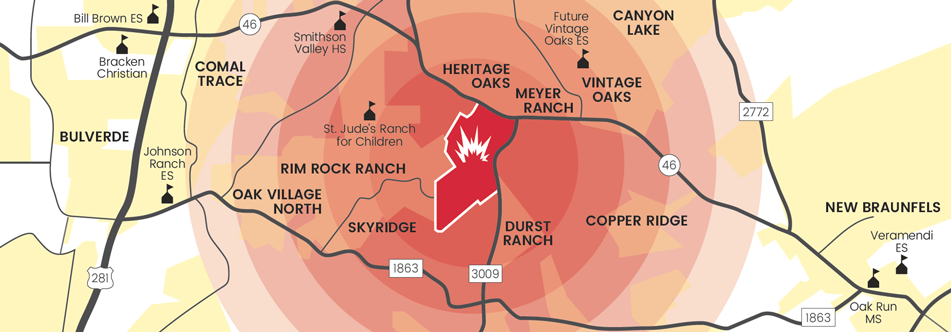 Map of proposed quarry