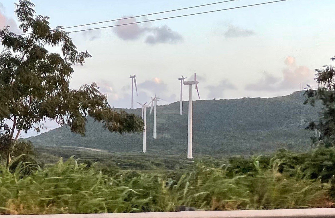 broken wind turbines