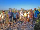 Group of Sierrans hiking at Government Canyon