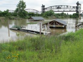 wetlands photo shortly after high water