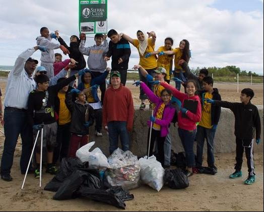 Montrose Beach cleanup September