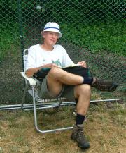 Our fearless leader, Jim Young, taking a rare-and much deserved-break.