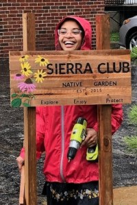 Native garden sign