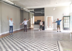 Interior of new office