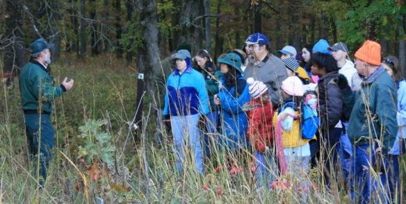 On the Saturday afternoon hike, Cuivre River State Park naturalist Bruce Schuette pauses to elaborate.