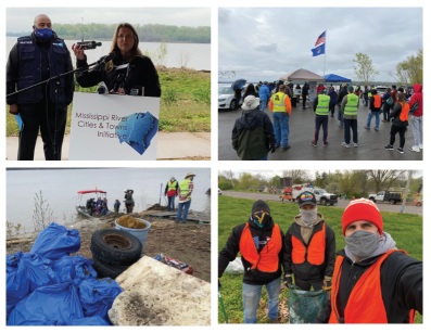 Cleanup at North Riverside Park