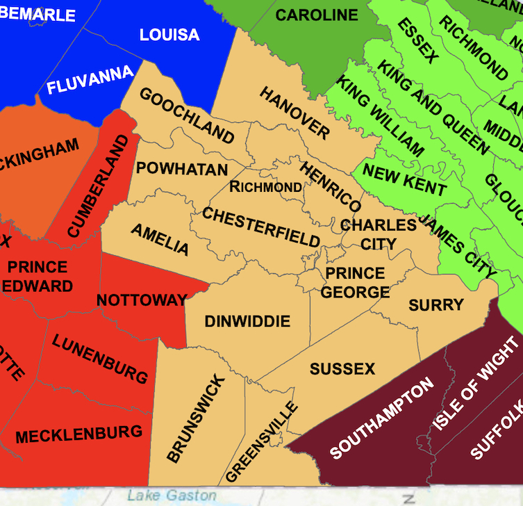 FOJG Geographical Area