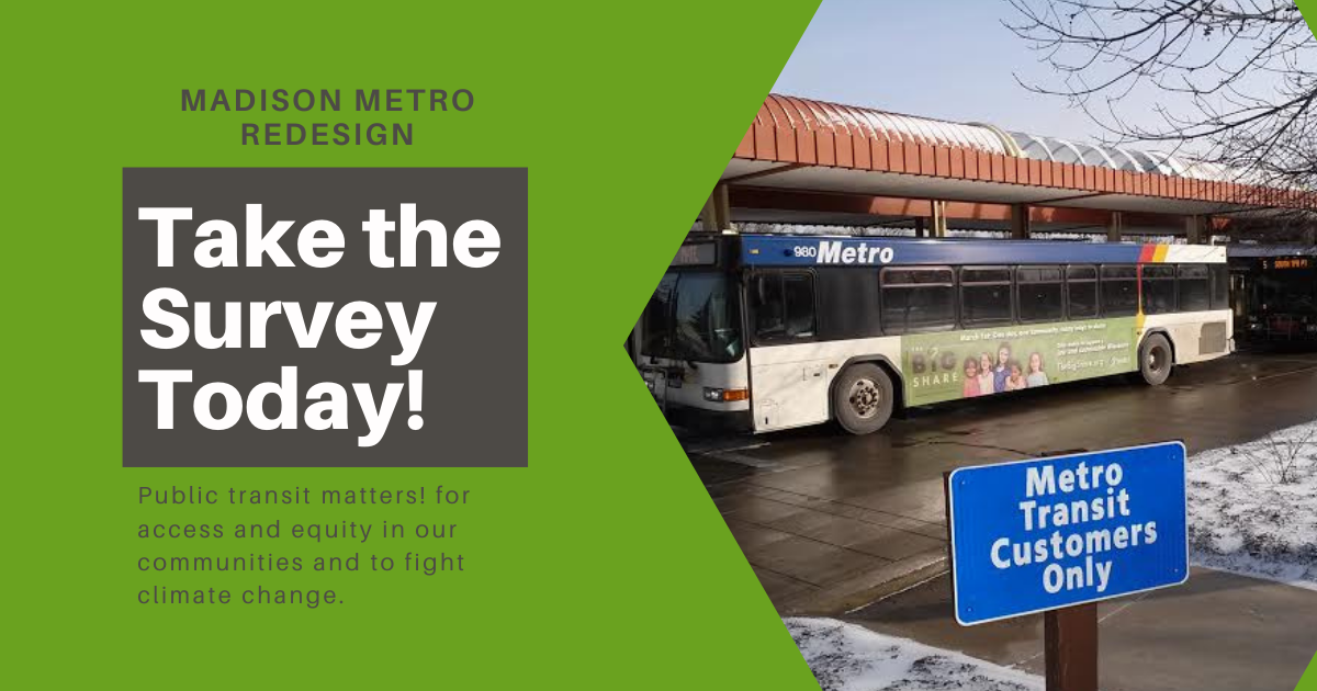 Take the Madison Metro Redesign Survey