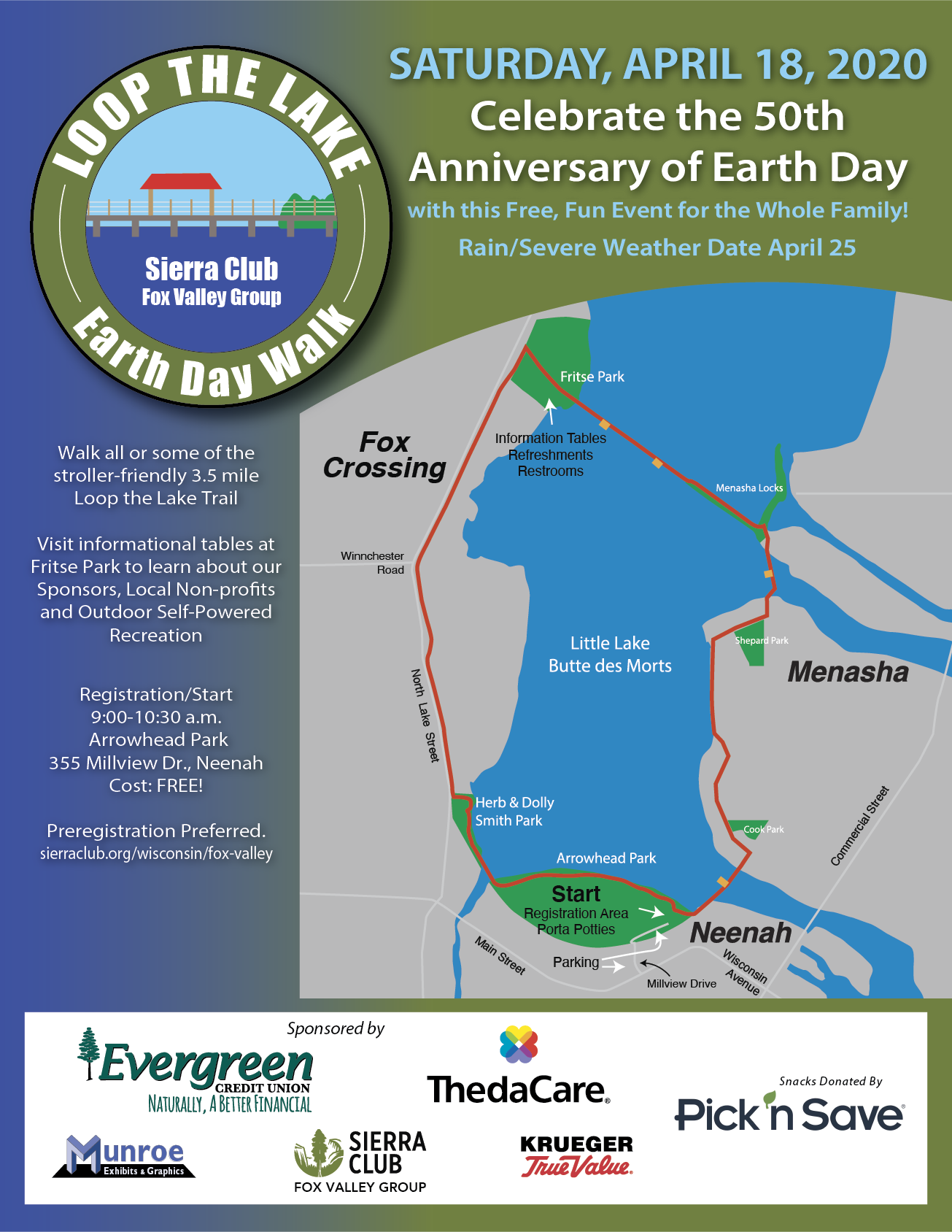 Earth Day Walk, click for printable poster