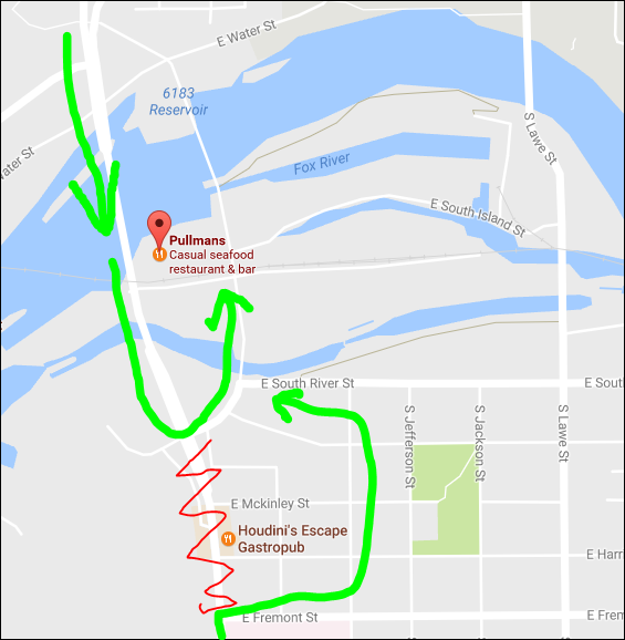 Construction around Pullmans
