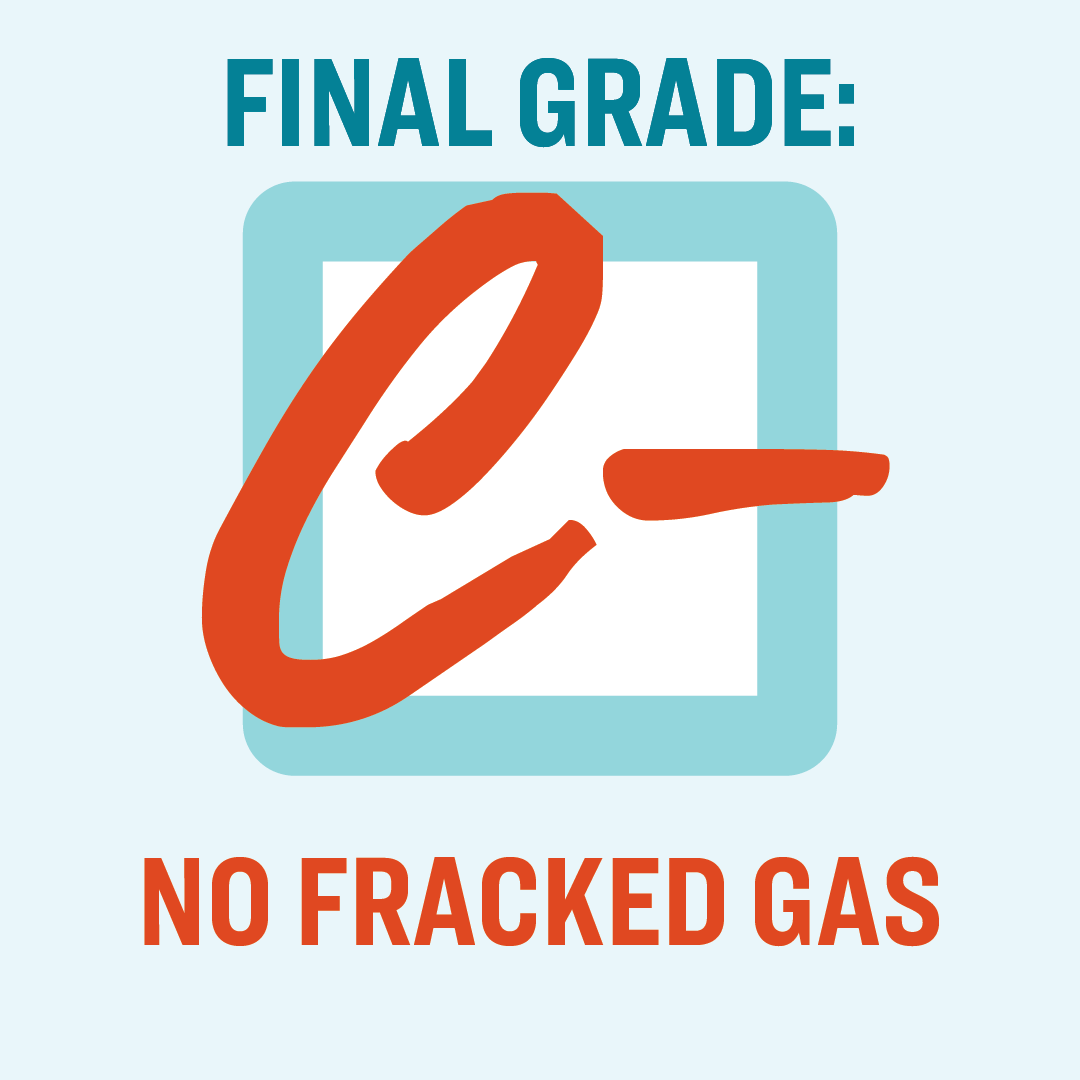 No Fracked Gas Final Grade: C-