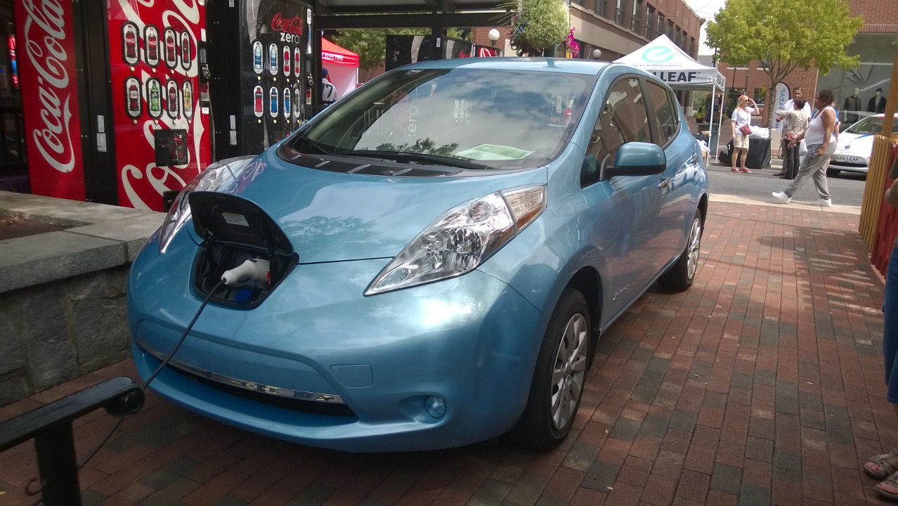 Nissan Leaf at National Drive Electric Week 2014