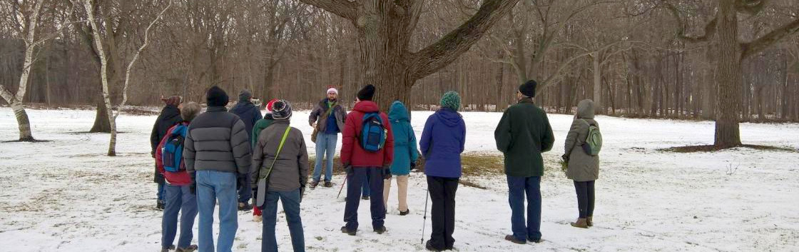 Winter Outing - Tree Hugging Demonstration