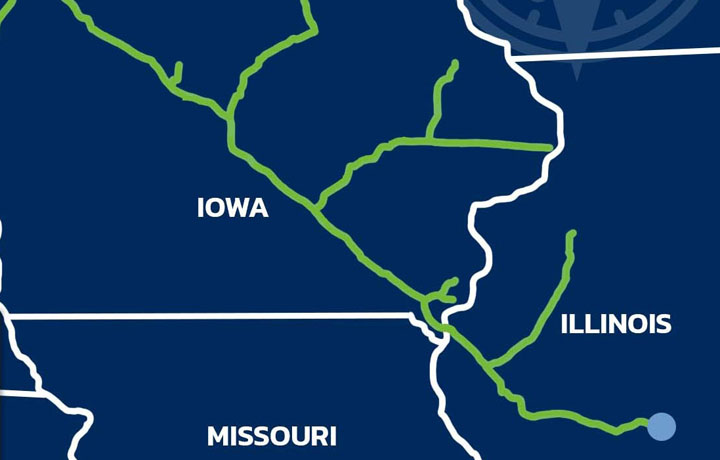 Navigator pipeline map