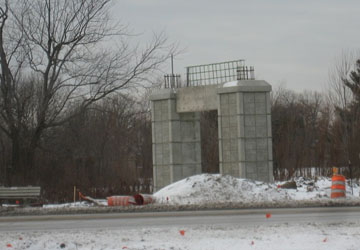 Knoxville Bridge Pillars