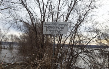 Sewer Overflow Sign