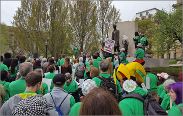 Earth Day Rally in Springfield