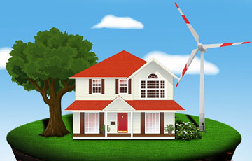 Energy efficient house