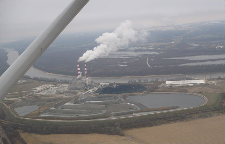 Edwards coal ash pond