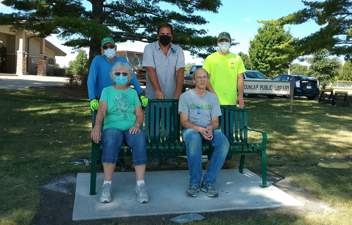 memorial bench
