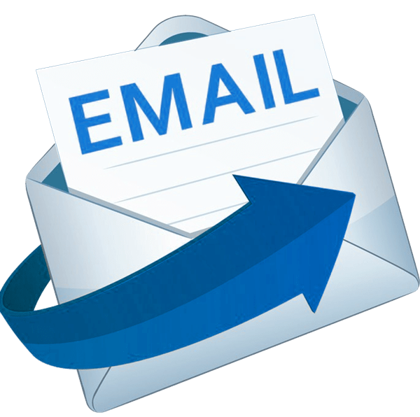 blue email graphic