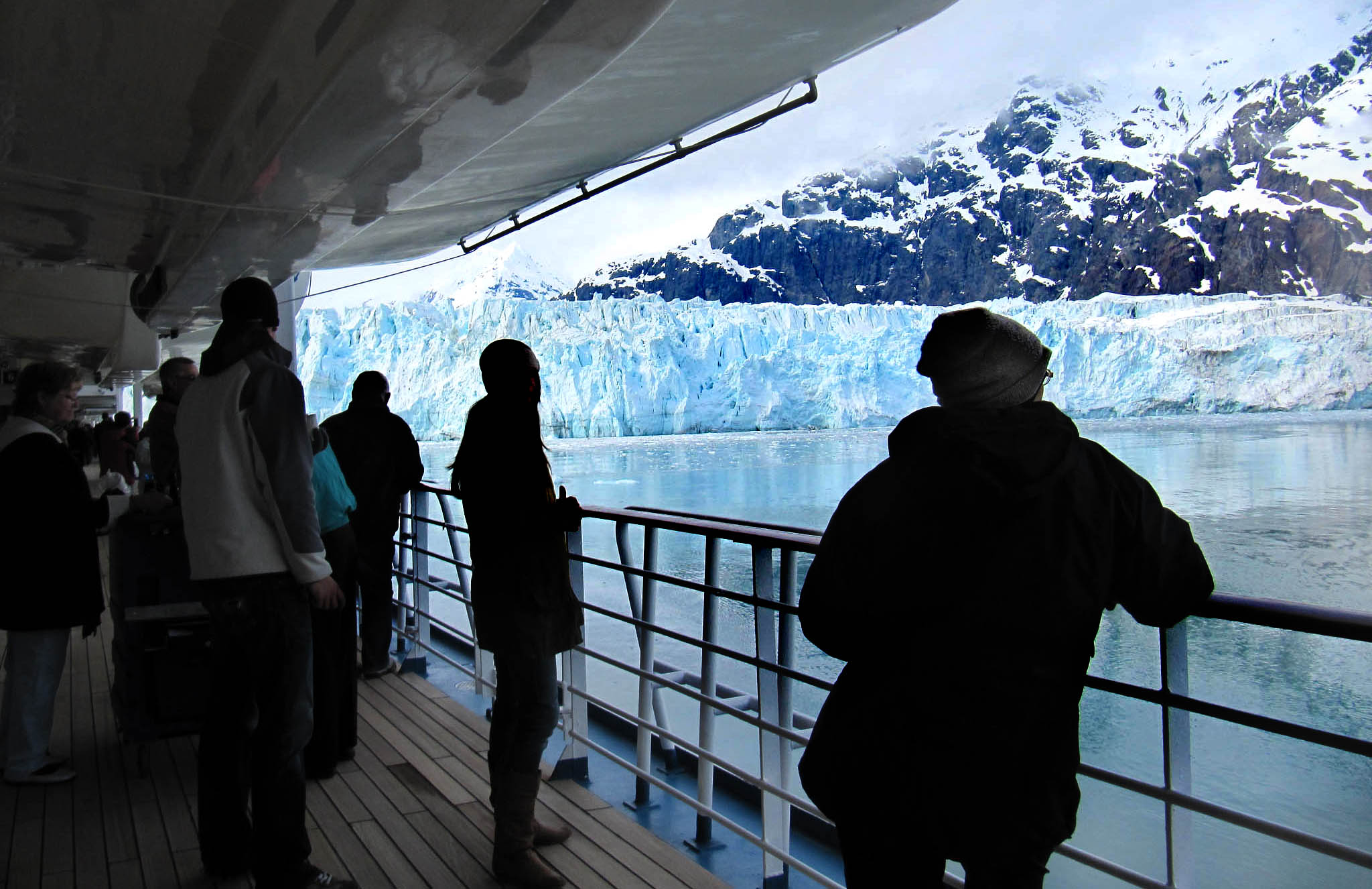 View of Glacier from boat