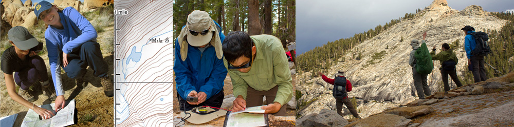 learning navigation and hiking