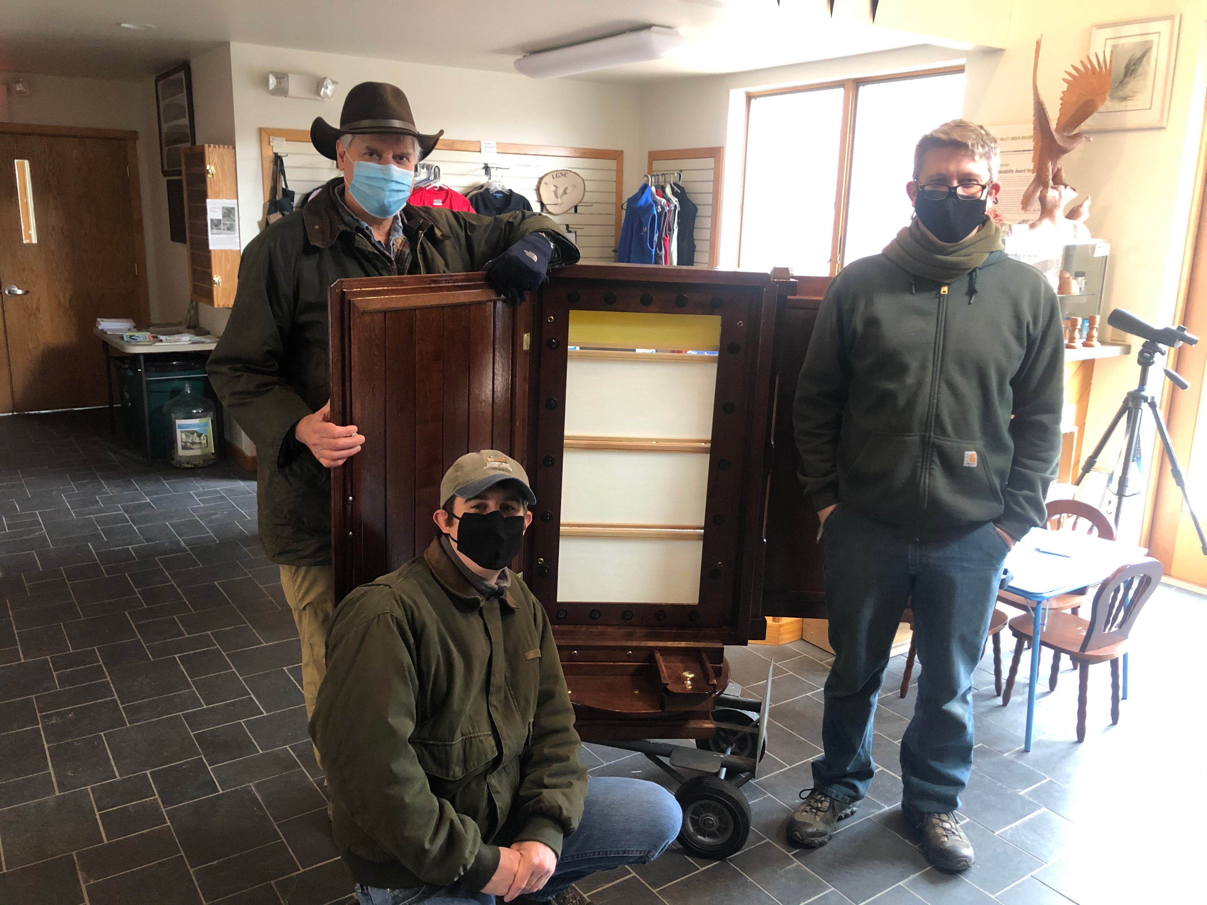 Receiving new beehive