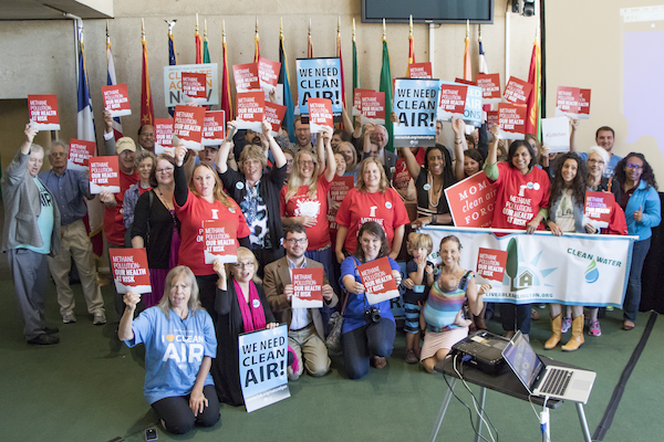 Post methane hearing press conference photo