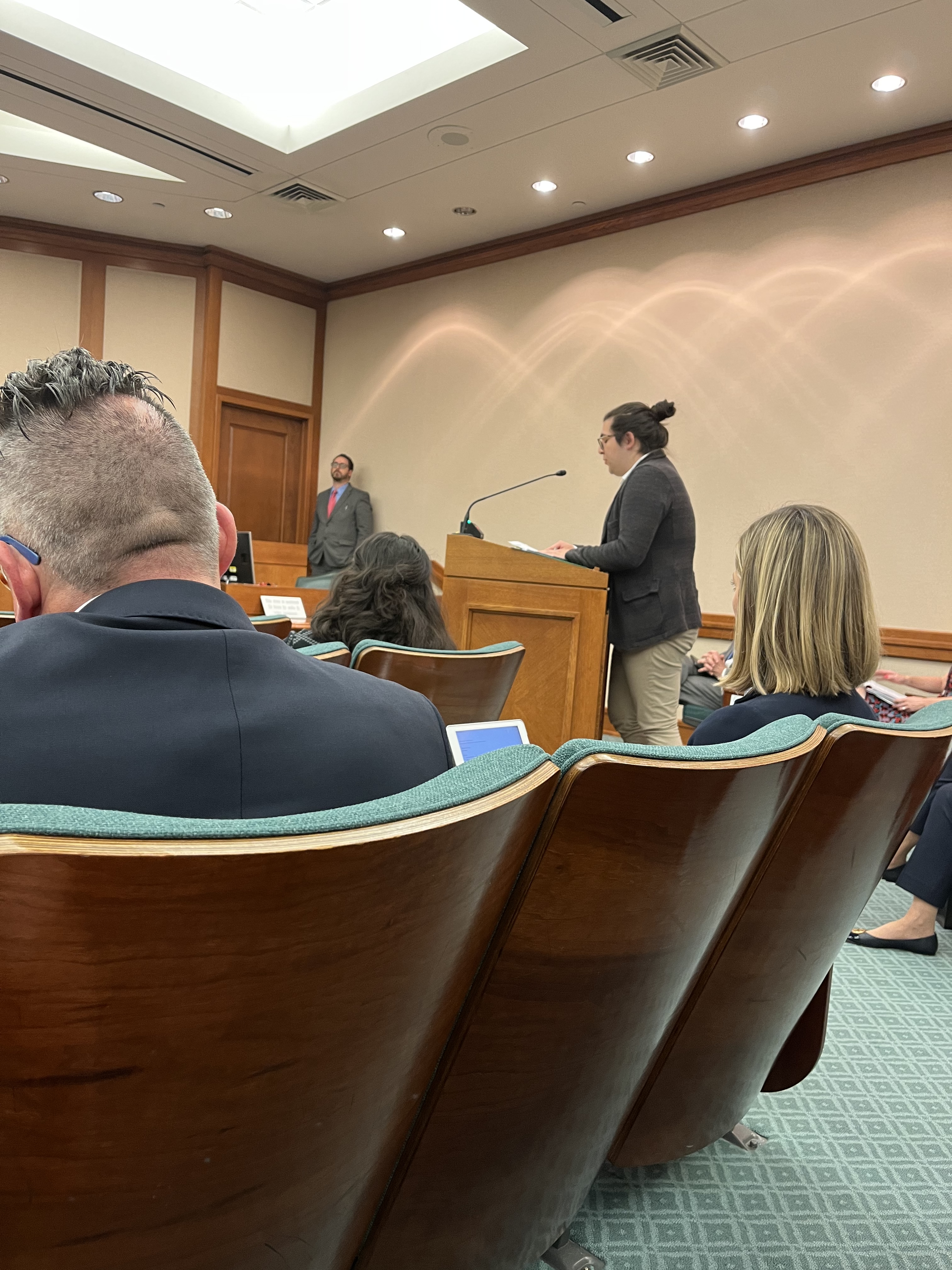 Alez Ortiz testifying on TWDB