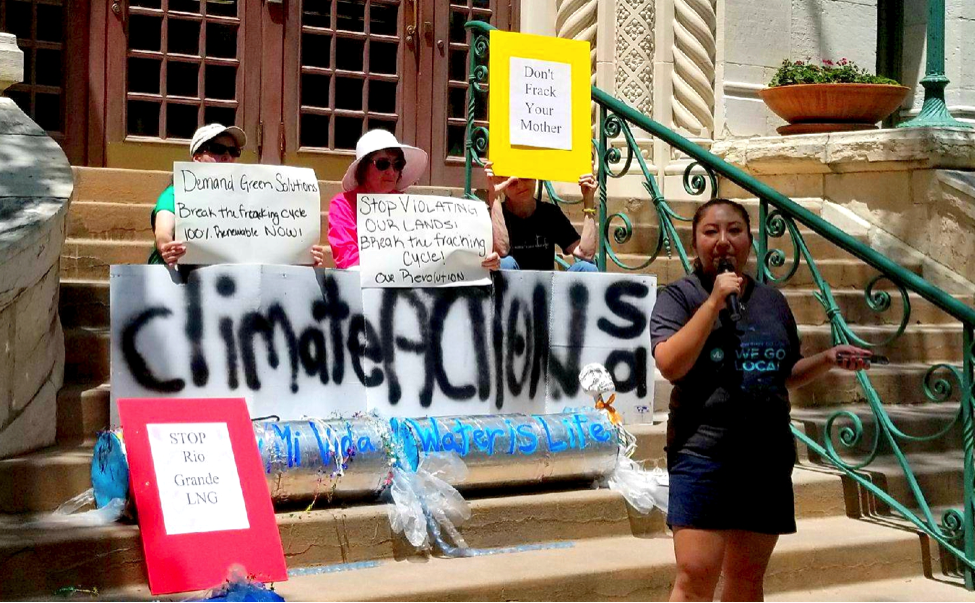 Break the Fracking Cycle Day 2 - San Antonio city hall