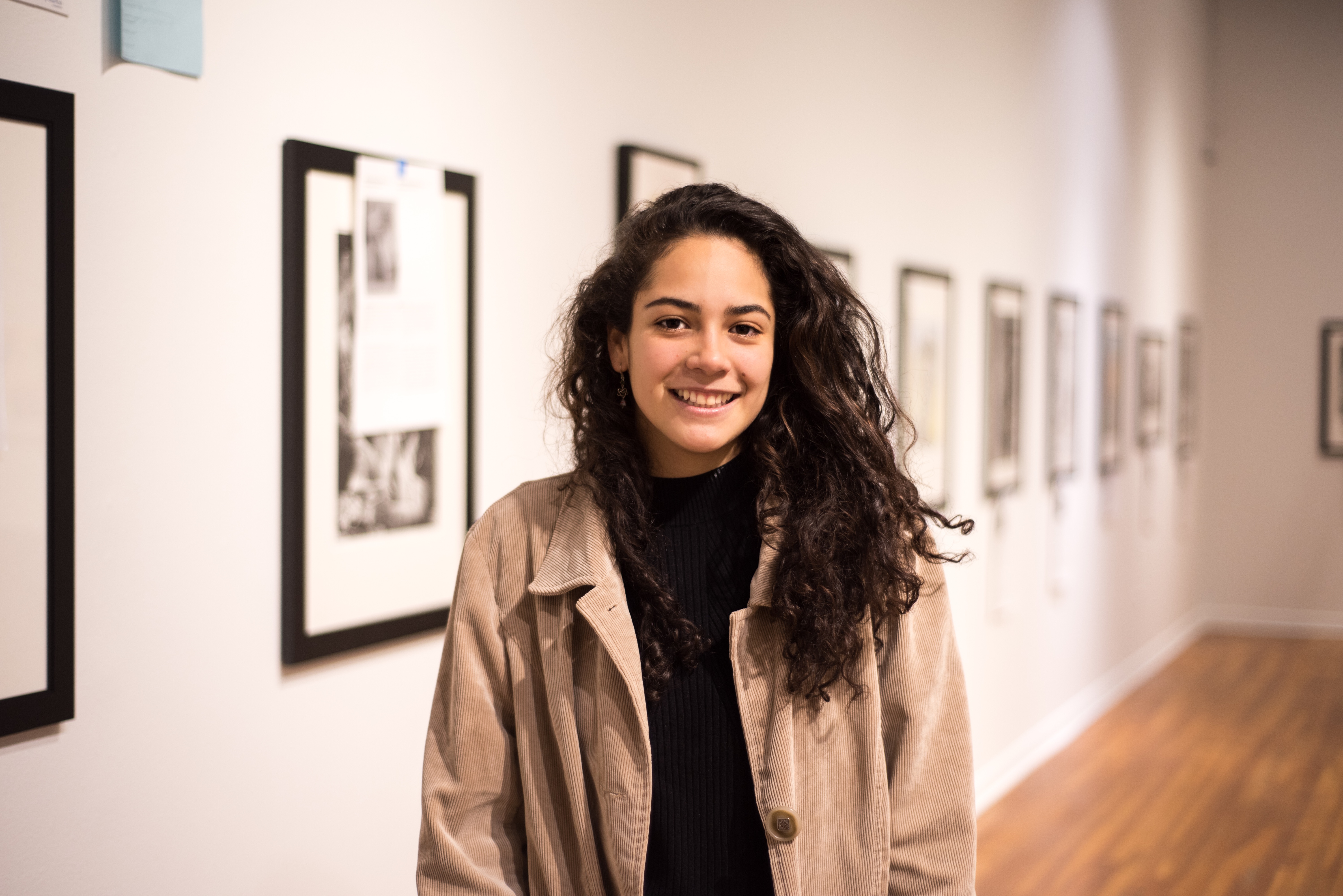 Camila Rojas at the Meixc-arte museum 