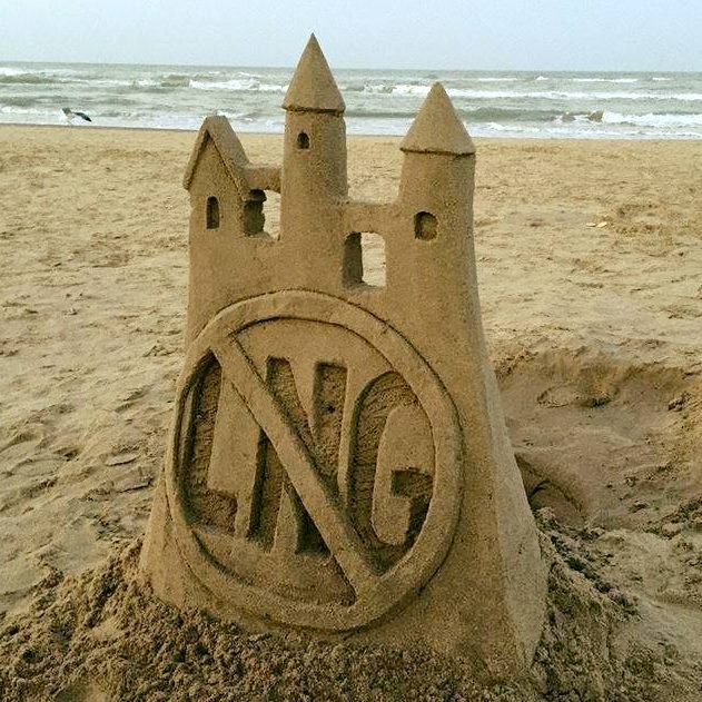 No LNG Sandcastle